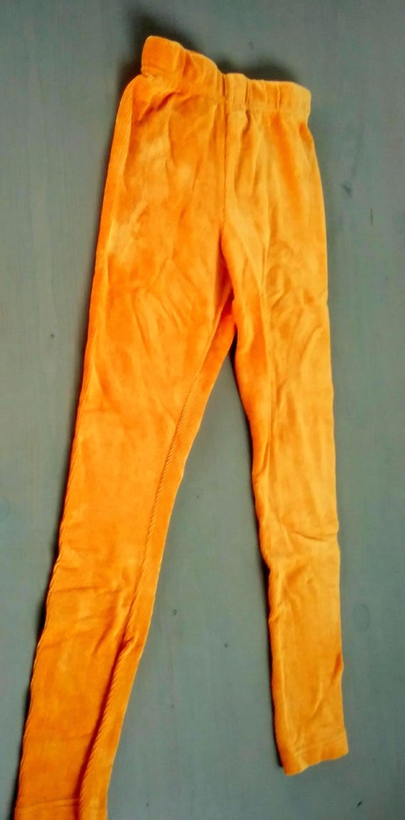 Sale 30% Pants, leggings, Nicki rib, corduroy look, yolk yellow + dark blue Girls, girls, alphabet, vintage