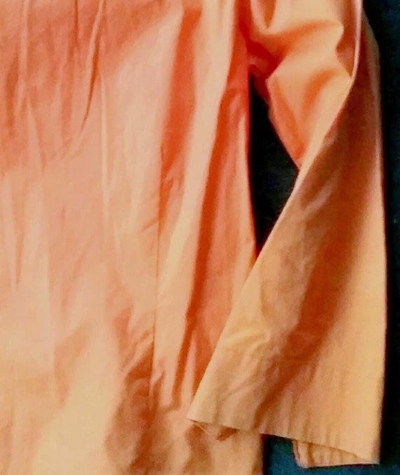 Sale 30% blouse, shirt, overshirt, orange, collar, zipper, cotton, elastic, size guide, girls. Women, girls, S. Oliver, vintage