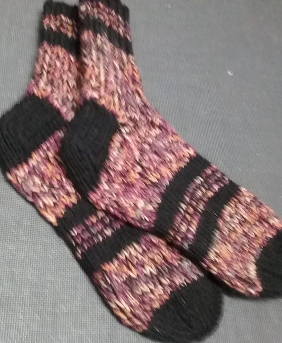 thick WOOL SOCKS hand-knitted-immediately available-SOFA SOCKS-from baby to size 56-by appointment