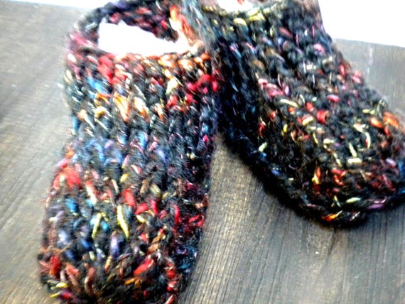Handmade, slippers, non-slip soles, wool shoes, crochet shoes, other