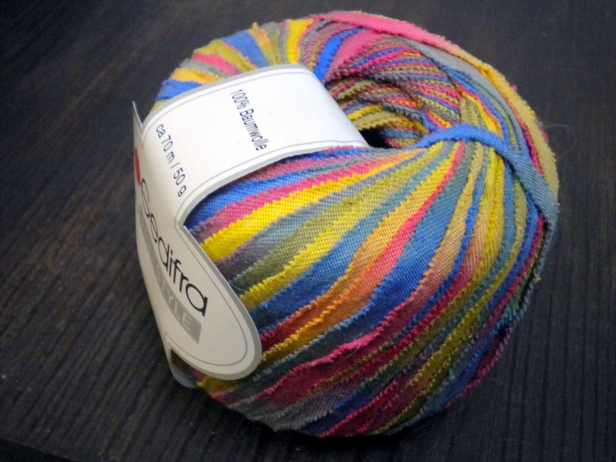 Bugeto PP Ribbon Flat Ribbon Yarn, 5 Mm Wide, Pocket Yarn, Glossy