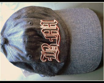 Casquette casquette jeans logo Bad+Mad marque culte depuis les années 1980 casquette baseball trucker vintage