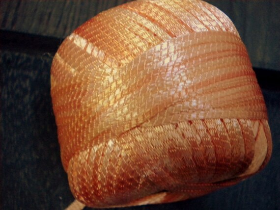 Wool, ribbon yarn, viscose, Gedifra "Rainbow" color selection, blue, orange, red, color gradient, effect yarn, vintage