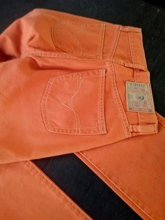 Diesel Jeans Arizona Orange 1990s Boys Fashion Men Boys - Etsy