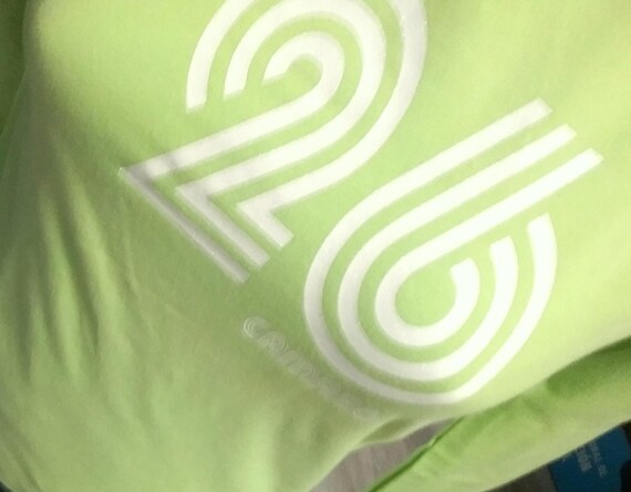 Sale 30% Sweater, sweatshirt, graphic-white with glitter-number 26, green, raglan, submarine, cotton-elastane, girls, women, Camaro, vintage