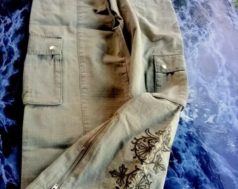 Jeans BIG Lemmi Olive Green Girls Size 128 176 Vintage | Etsy Hong Kong