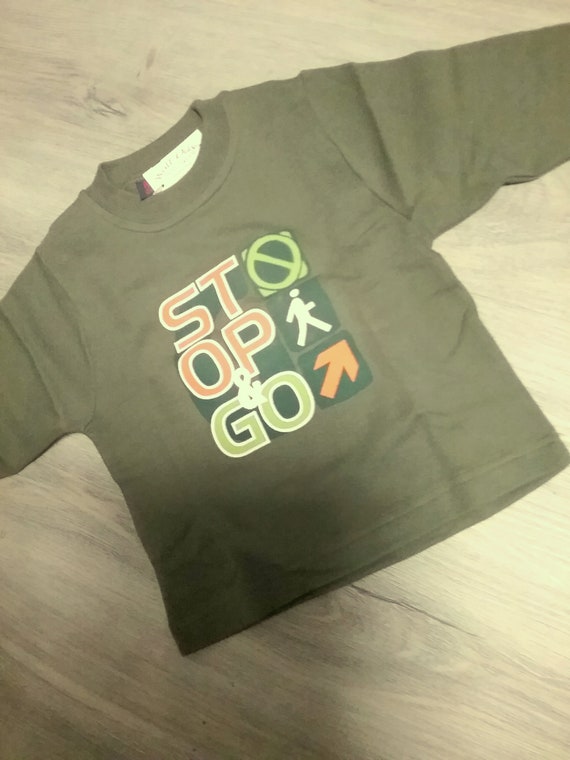 T-shirt, short sleeve, graphic STOP GO, frontside… - image 9