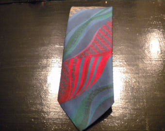 Men's tie tie binder selection petrol blue red orange green men accessories vintage silk viscose other