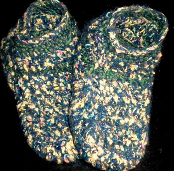 Handmade, slippers, non-slip soles, wool shoes, crochet shoes, other
