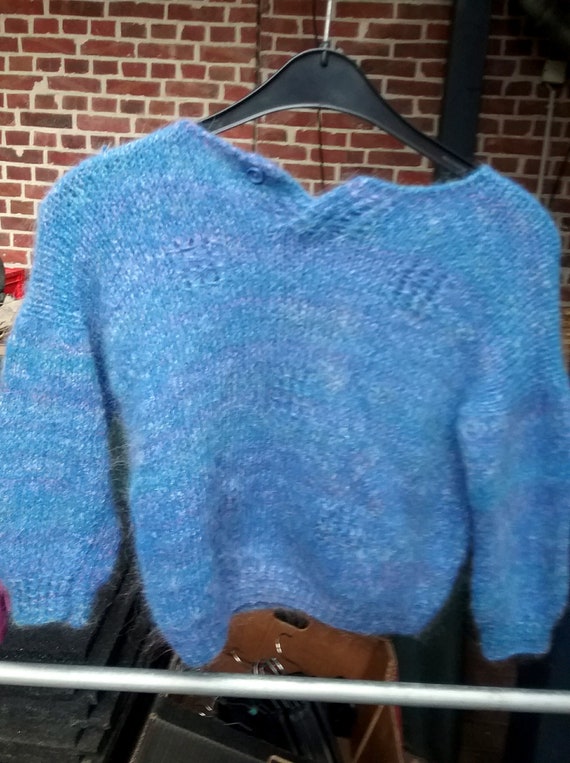 Blue color sweater discount