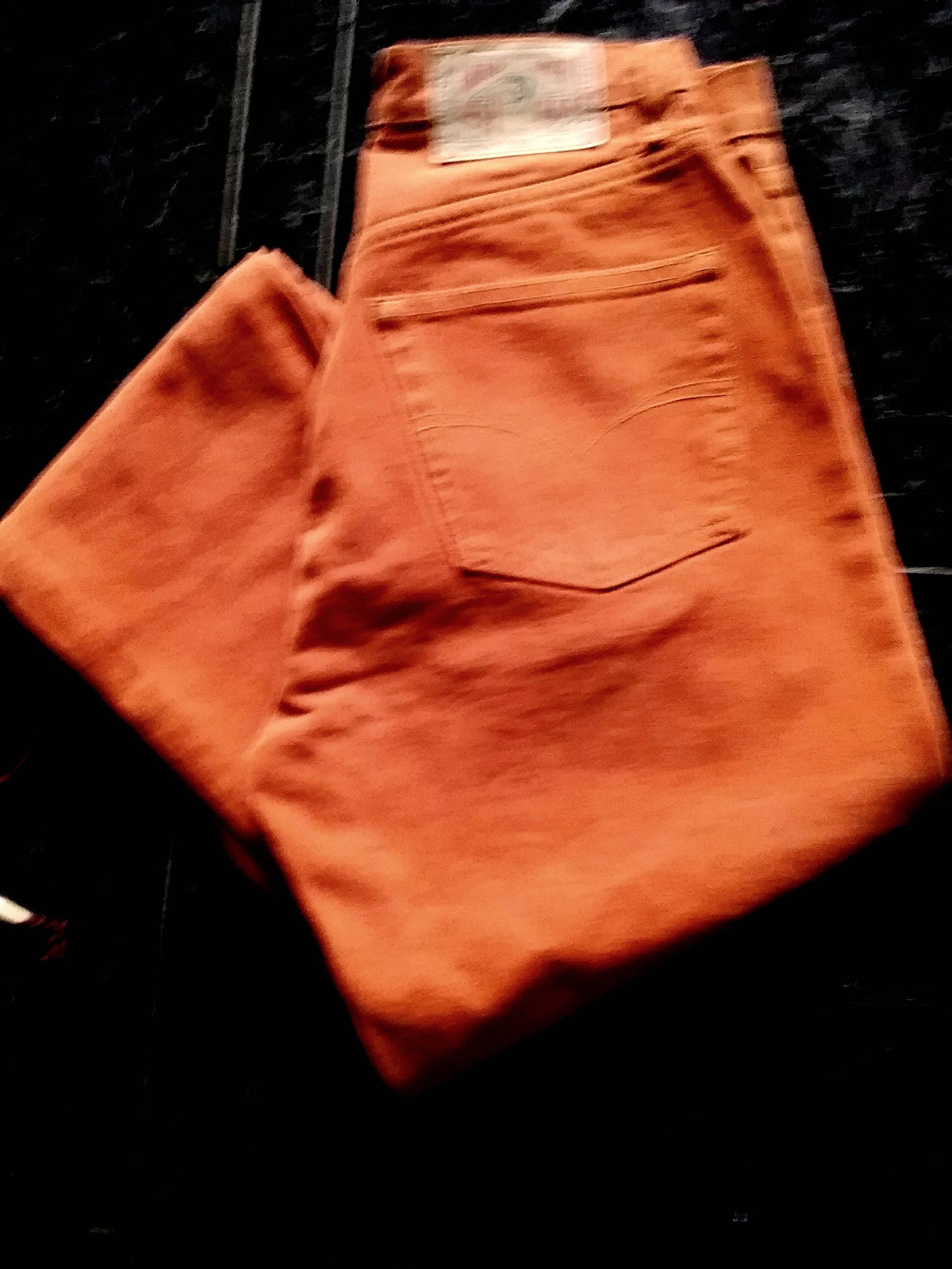 boys orange jeans