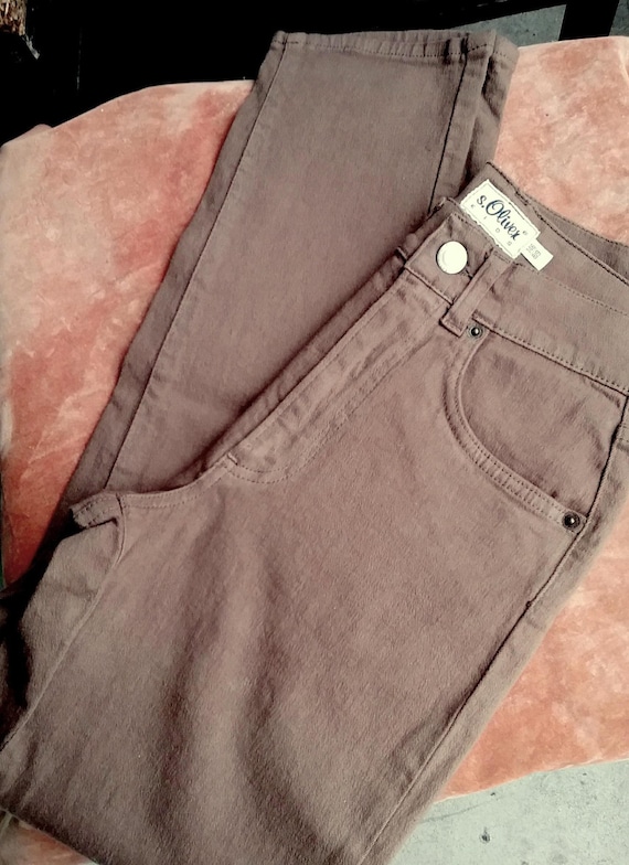 SALE 30% Trousers, corduroy trousers, brown, size information, Young Fashion+ Adults, Gender, S. Oliver, Vintage