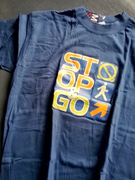 T-shirt, short sleeve, graphic STOP GO, frontside… - image 7