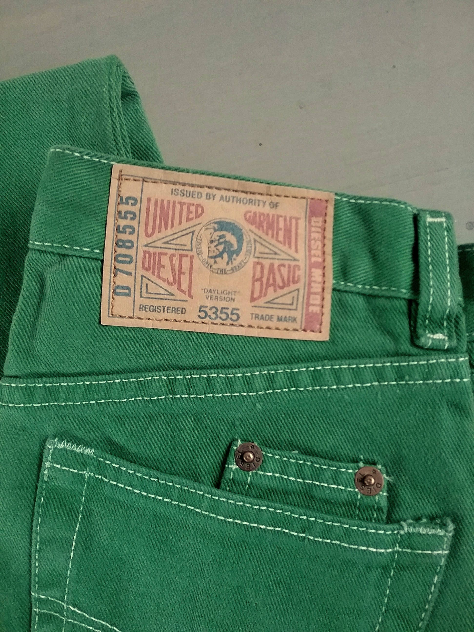 Diesel Jeans, Arizona, Green, 1990s, Boys Fashion, Men, Boys, Measurements,  Subject to Change, Vintage, Other -  Canada