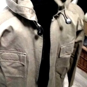 Sale 30% Hemd, Bluse, Overshirt, Hoodie, Kapuzenjacke, S.Oliver, Unisex, BIG- Größen, L-XL, oliv- khaki, Vintage