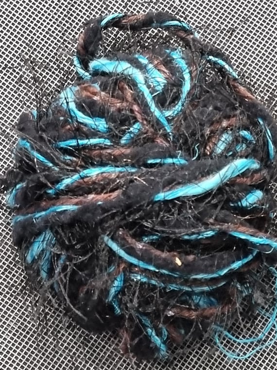 Wool, designer yarn mix, adding accents/being creative, chunky wool, color gradient, for patchwork, granny square, hand-wound, vintage wool