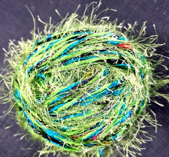 Wool, designer yarn mix, add accents/be creative, chunky wool for patchwork, granny square, stripes, and much more, hand-wound, vintage wool