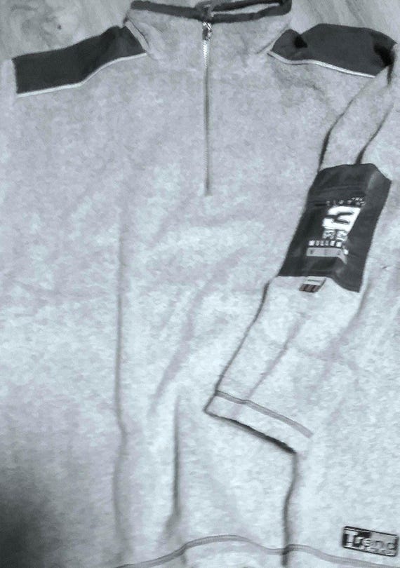 Sale 30% Sweater, sweatshirt, polo, cozy fleece, details, sleeve pocket, graphic, Millenium, grey-black, boys, Peppino, vintage