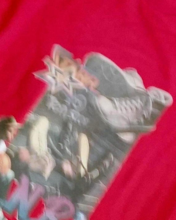 Sale 30% Sweater, sweatshirt, graphic frontside shoes, red, long shirt, boys, Basta Vintage