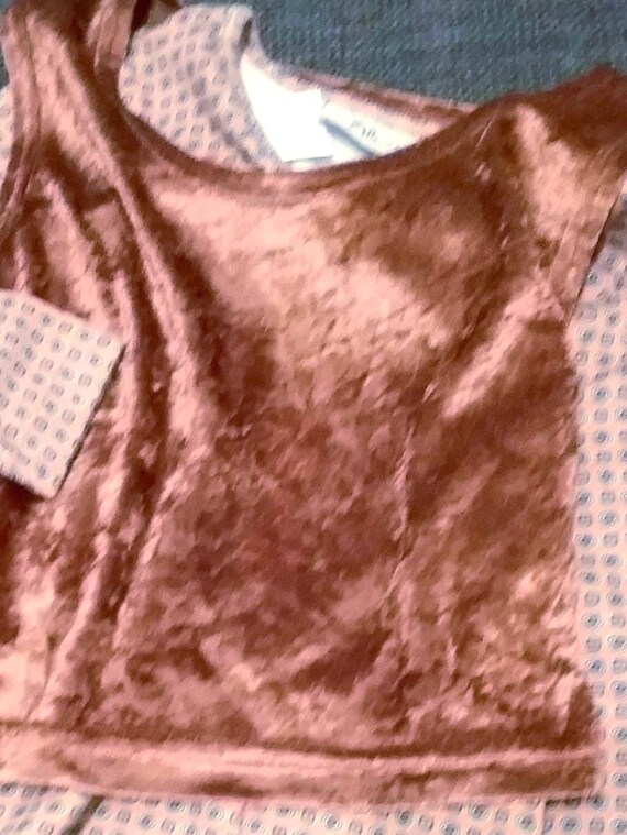 Sale 30% off sweater, long-sleeved shirt, graphic all-over print, orange-grey-white, girls', women's, S.Oliver, vintage