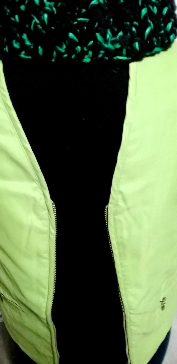 Sale 30% sleeveless vest with pockets, smooth fabric, green, Girls, Women, Girls, S.Oliver, Vintage