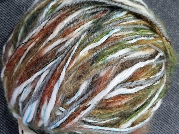 Wool, designer yarn mix, accentuates/extra soft/ chic/ white/ turquoise, Vega burgundy/jade green/ Prima, hand-wound, vintage wool