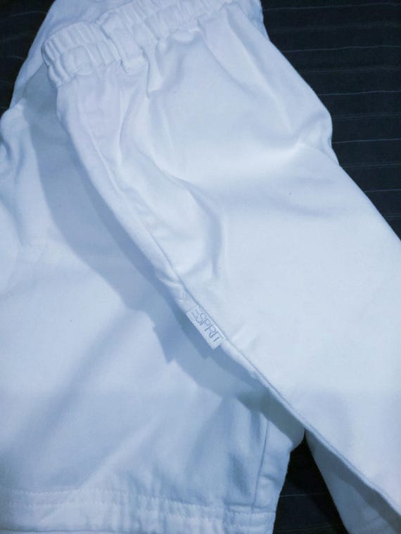 Sale 30% Pants, Capri pants, white, zipper, slider, 3 pockets, Vintage KIDS, Gender, Esprit, Vintage