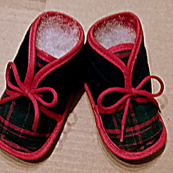 Baby shoes, colorful fabric shoes, other, vintage