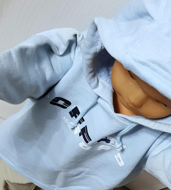 Sale 30% Sweater, sweatshirt, long sleeves, hood, Off Road lettering, light blue+beige, cotton/polyester not brushed, junior, S. Oliver, Vintage