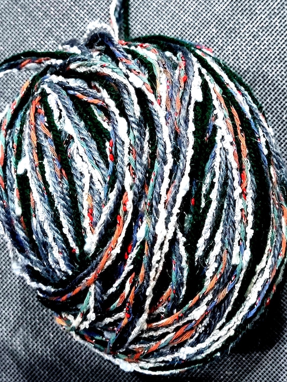 Wool, designer yarn mix, adding accents/being creative, chunky wool, for patchwork, granny square, other, hand-wound, vintage wool