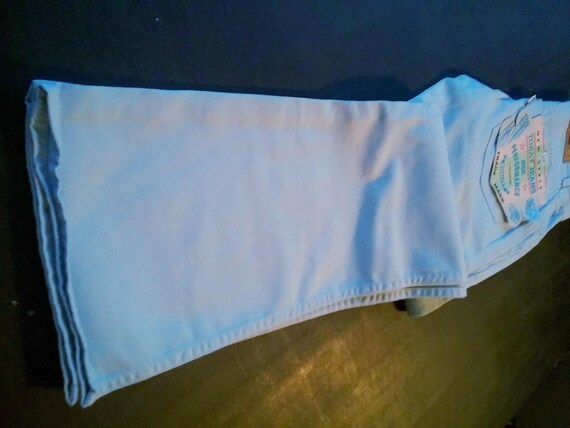 Sale 30% Pants, flared trousers, color jeans light blue, cotton, zipper/button, dimensions, other details, young fashion, gender, Tokay, vintage