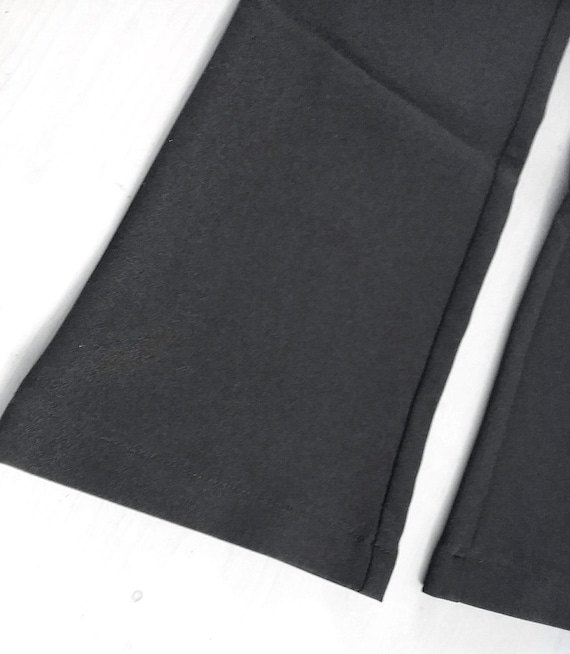 Sale 30% Pants, fabric trousers/flared trousers/black/lightweight, polyester, zipper/button, without pockets, Young Fashion, Girls, S. Oliver, Vintage