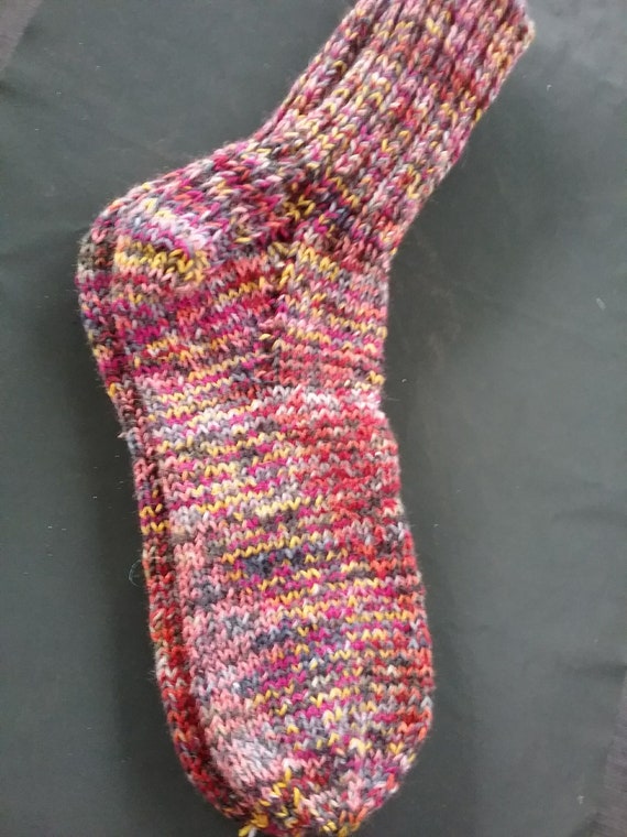 thick WOOL SOCKS hand-knitted-immediately available-SOFA SOCKS-from baby to size 54-by appointment