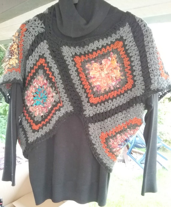 cardigan de croche square