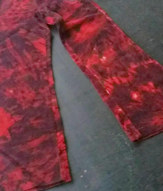 Corduroy trousers, red tones, straight leg, more sizes, measurements, Weipper, girls, women, ca. 1990 2012, Vintage