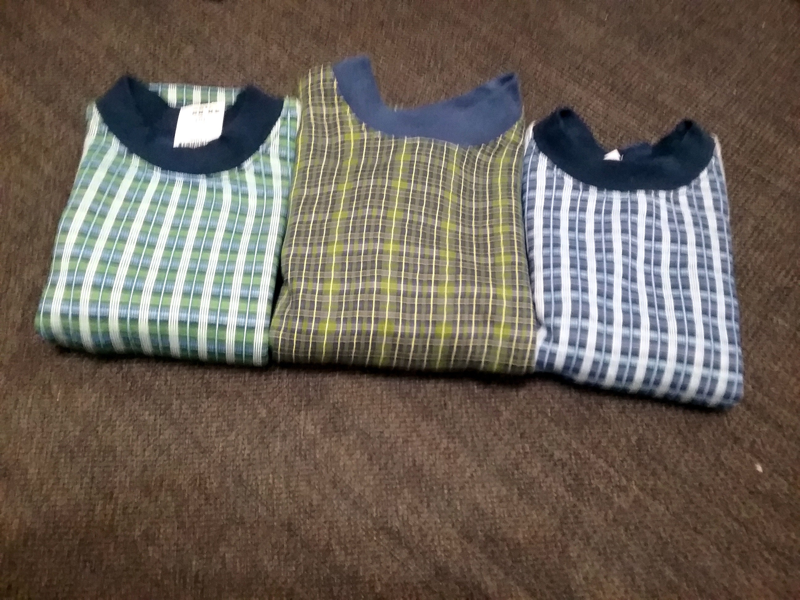 Jumper, Sweatshirt, Transition, Kids Boys, With Green, Checked, S.oliver, Royal White Dark - or Vintage Etsy Blue