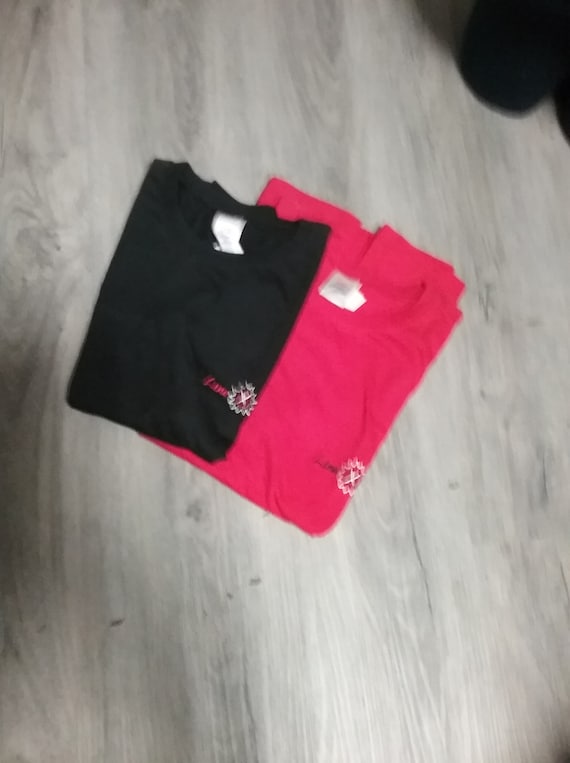 Tanktop, ärmelloses T-Shirt, Achselshirt, Grafik-LOGO, schwarz + rot, unisex, Baumwolle, Absorba, Vintage