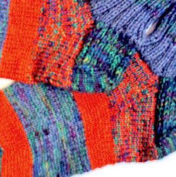 Thick wool socks hand-knitted - available immediately - sofa socks - from baby to size 54 - by appointment