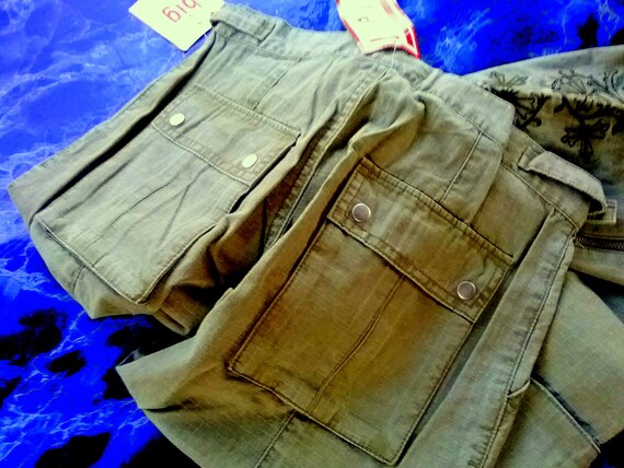 Jeans BIG Lemmi Olive Green Girls Size 128 176 Vintage | Etsy Denmark