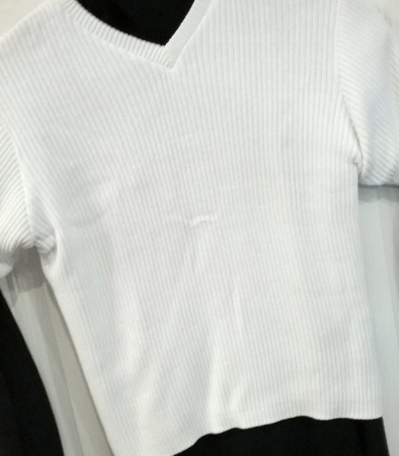 Sale 30% off pullover, knit shirt, ribbed, stretchy, short size, gender, cotton, white or dark blue, S.Oliver, vintage