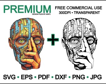 Navigating AI Ethics: Balancing Progress and Responsibility , svg, eps, pdf, dxf, png, jpg, vector files, illustration, transparent, cricuit