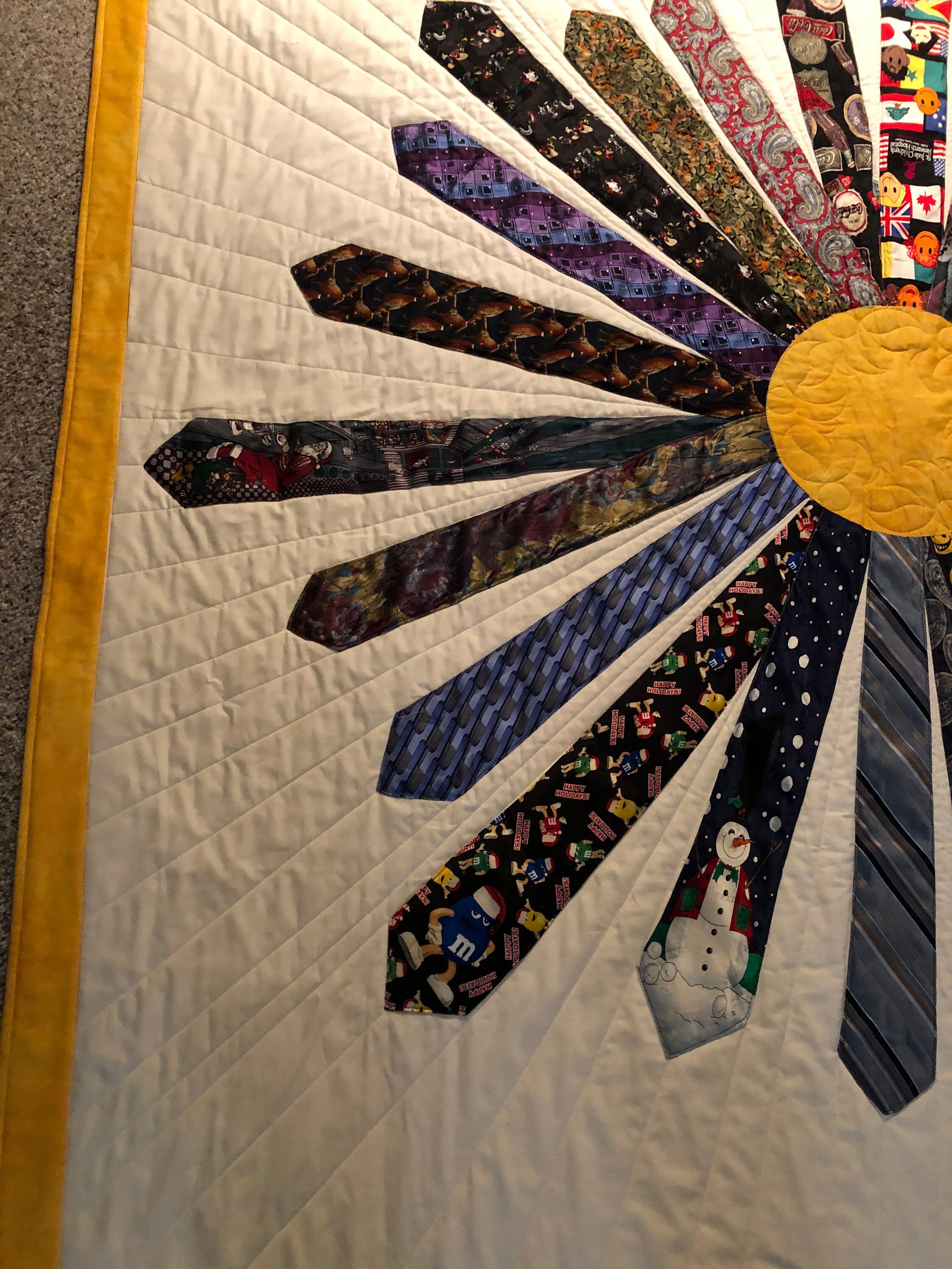 Memory Quilt from Ties Etsy