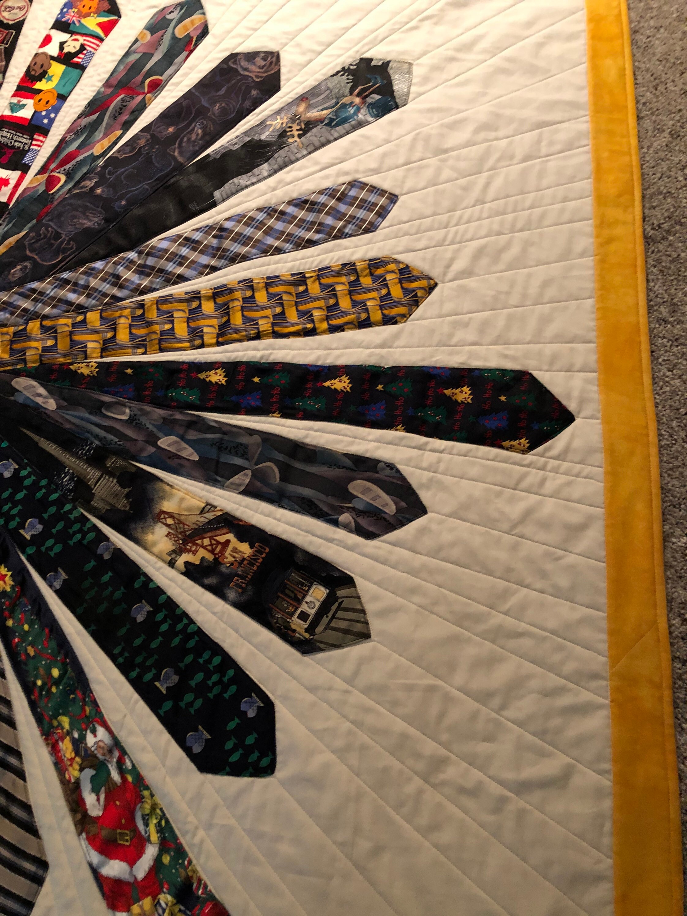 Memory Quilt from Ties Etsy