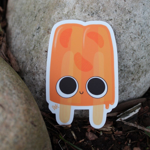 Orange Popsicle Sticker