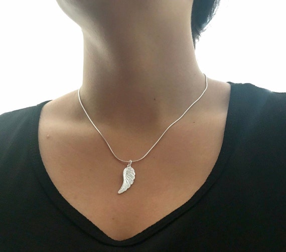Etsy clearance angel necklace