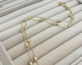 14K Gold Filled satellite Chain Necklace delicate gold necklace gold filled chain womens gold necklace ladys dainty necklace gold necklace