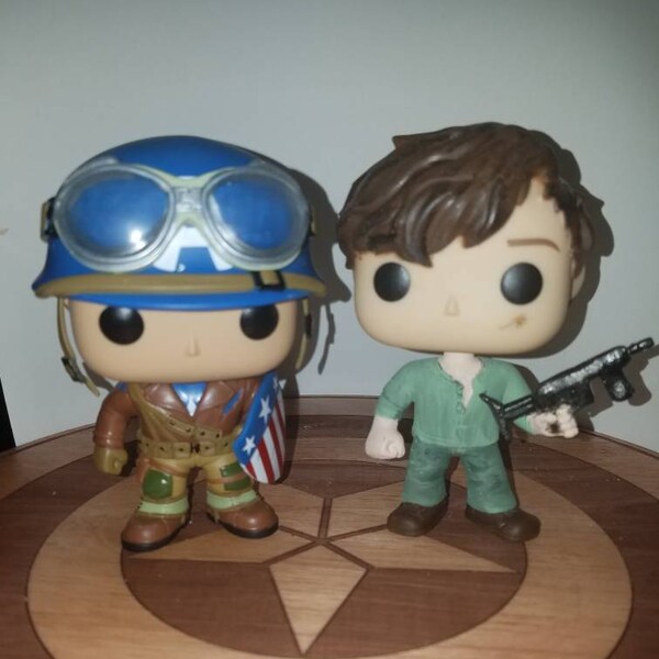 WWII Funko Cap & Azzano Rescue Bucky Custom Pop