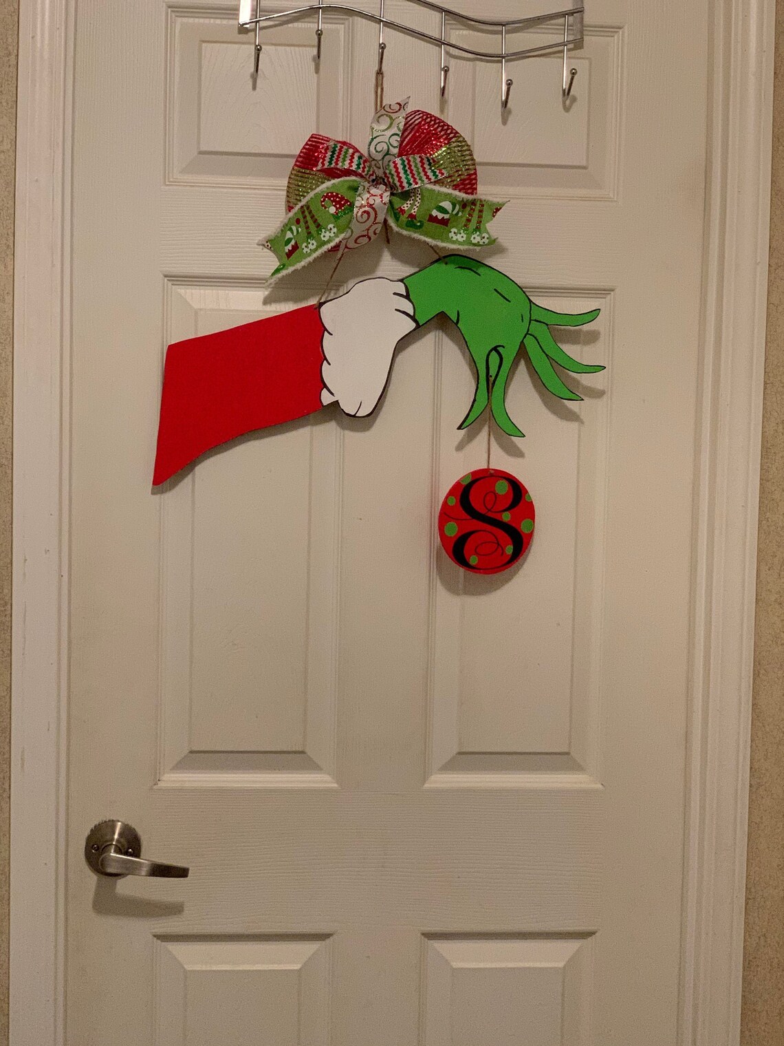 Grinch Door Hanger Etsy