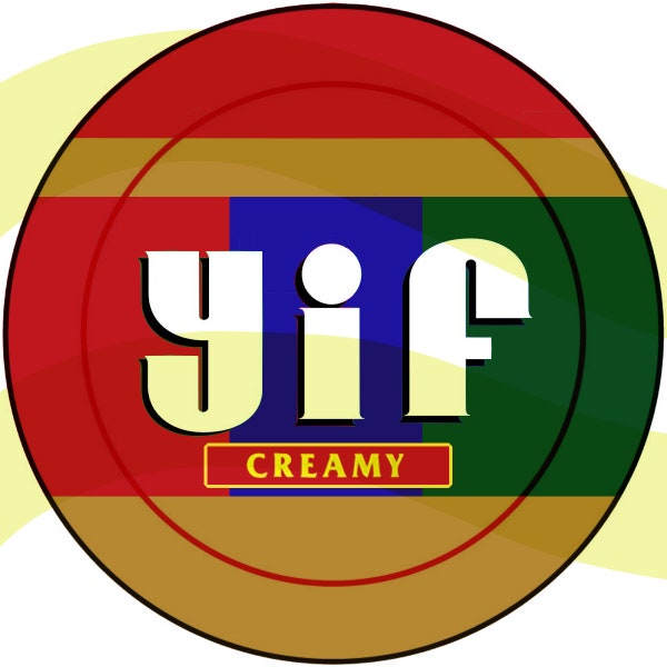 Yiff Creamy Peanut Butter Furry Dirty Joke 2.25 Inch Button