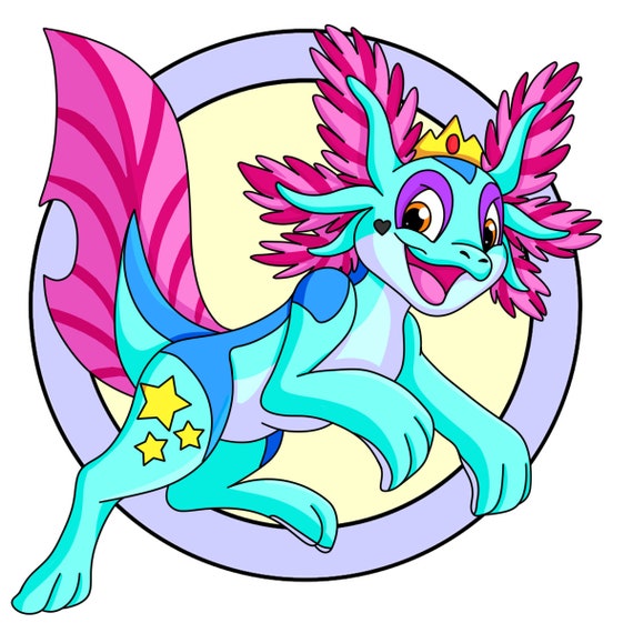 Neopets Inspired Digital Art Commission Etsy